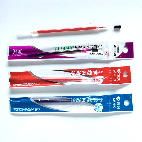 Ruột bút mực Gel AH-650 ngòi 0.5mm (túi 5 ruột bút) 